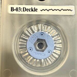 CARL Precision Replacement Cutting Blade - Deckle B-03 Blue